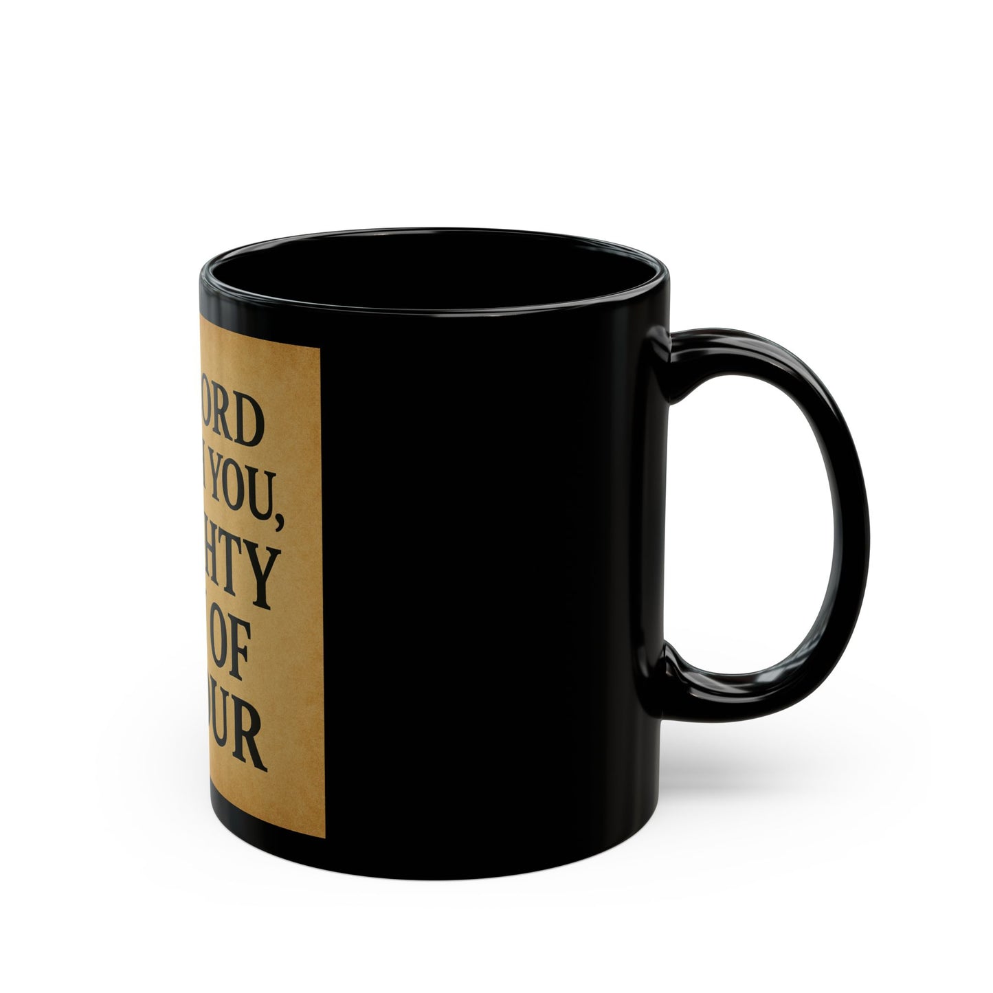 Mighty Man of Valour Black Mug