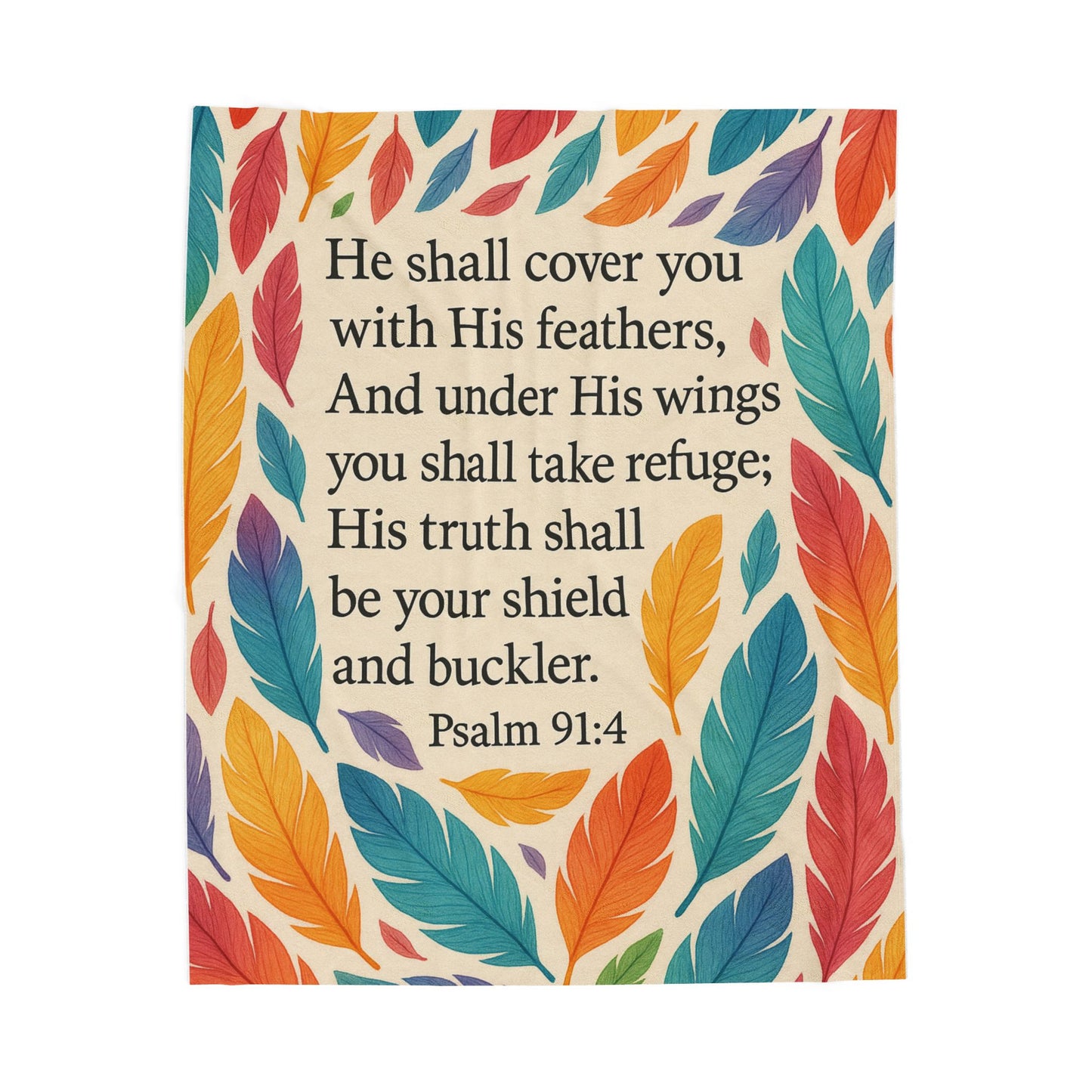 Covered Throw Blanket