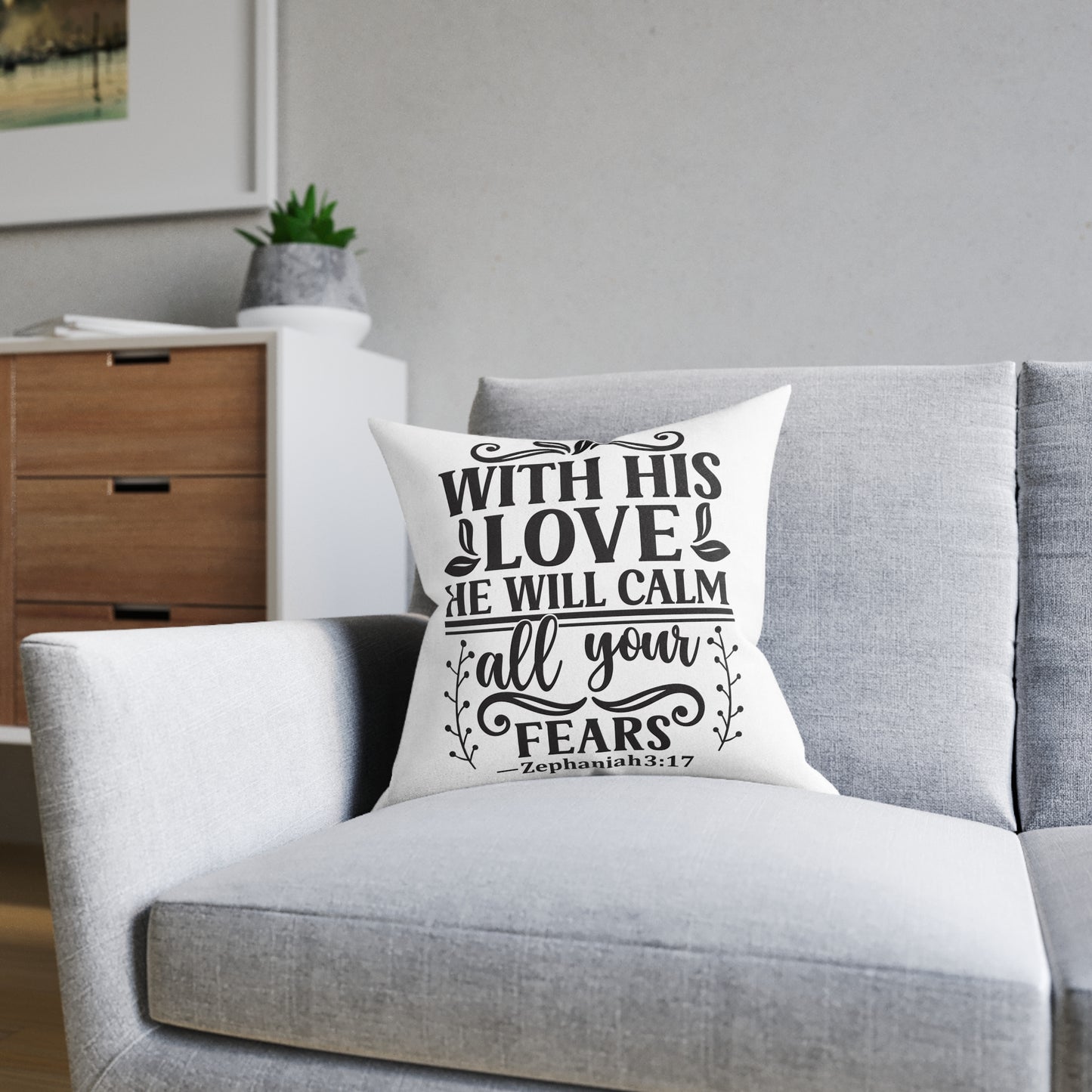 With His Love Cushion
