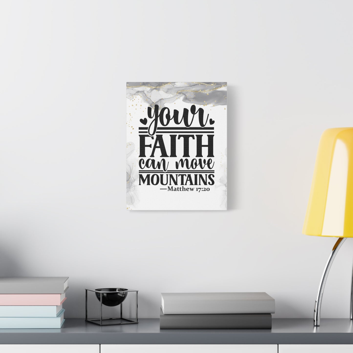 Mountain moving Faith Canvas