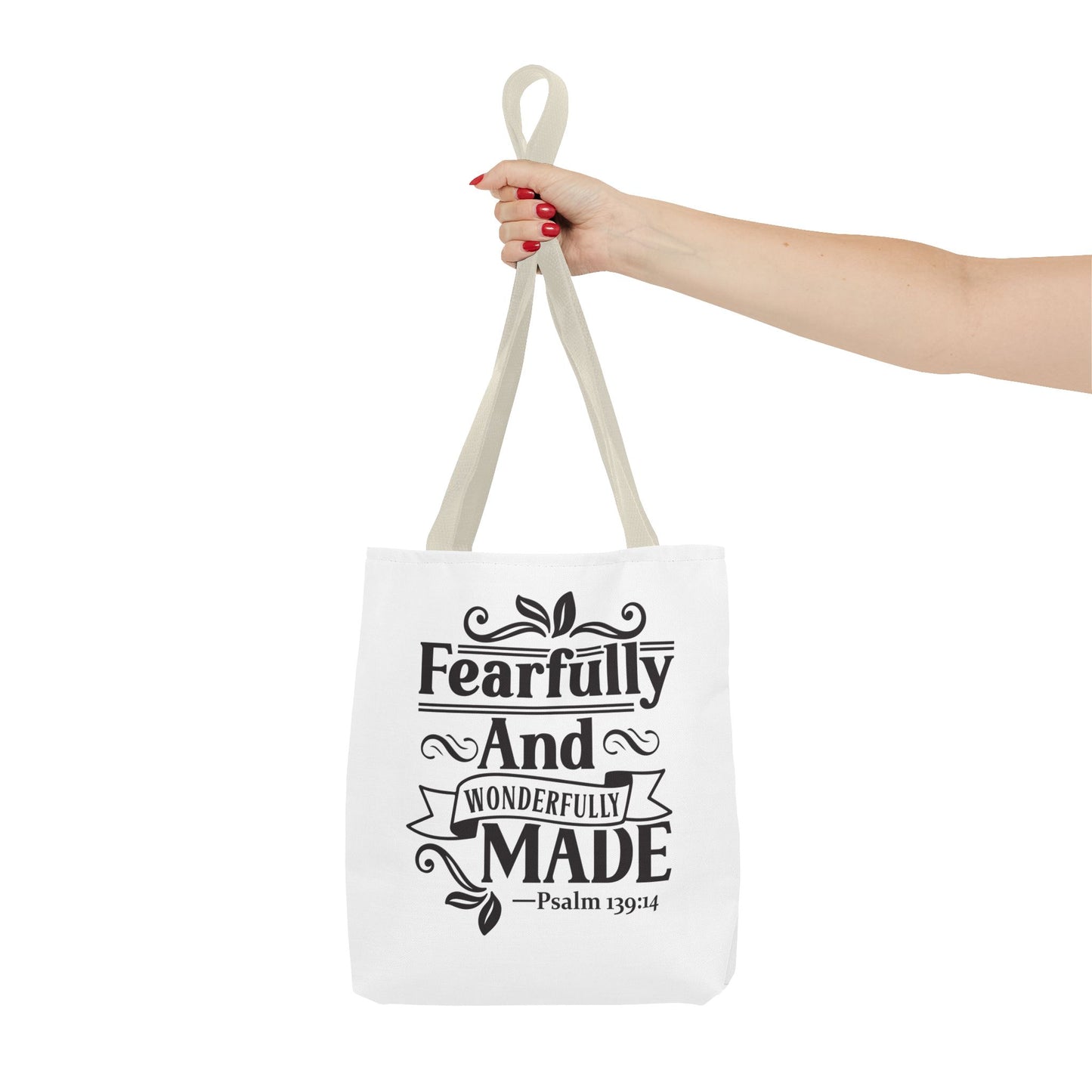 Fearfully & Wonderfully Made Tote Bag"