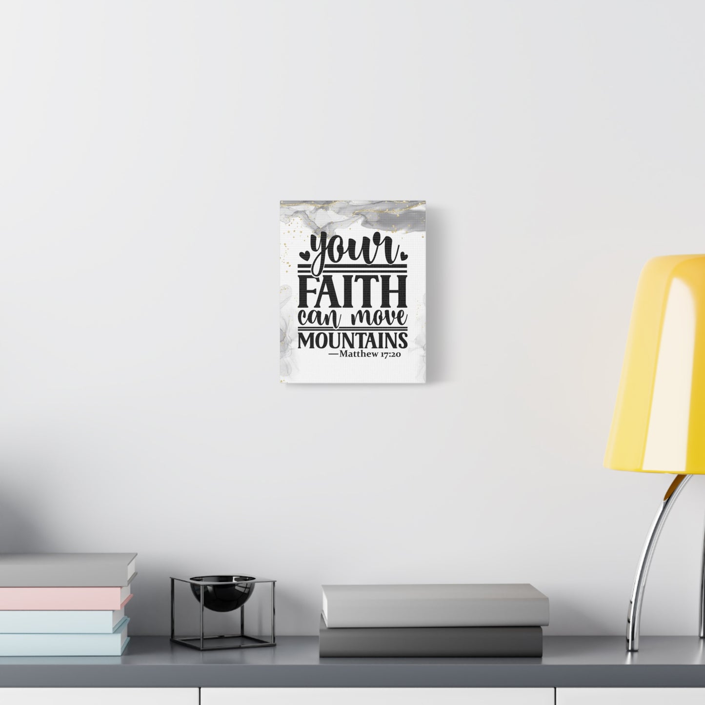 Mountain moving Faith Canvas