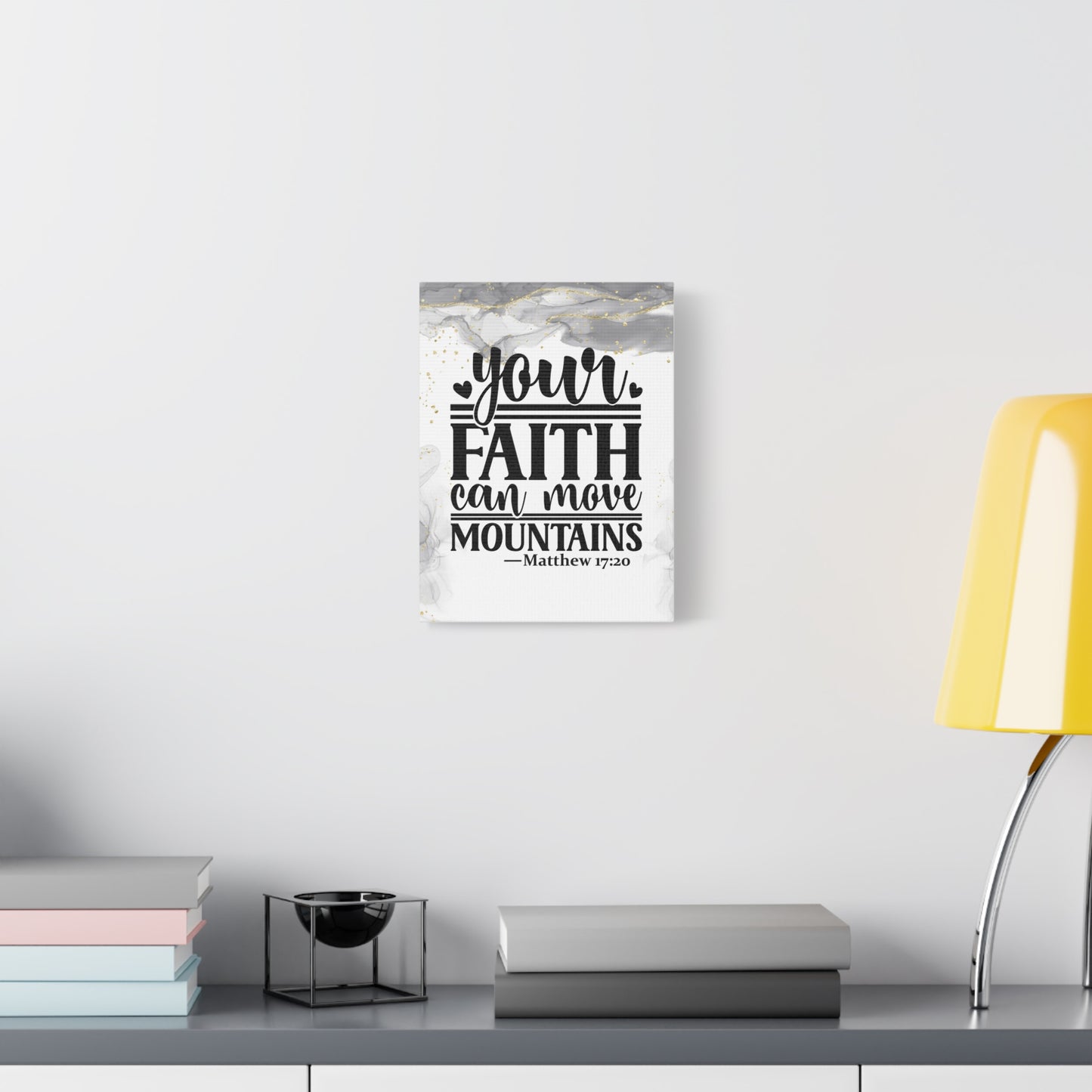 Mountain moving Faith Canvas