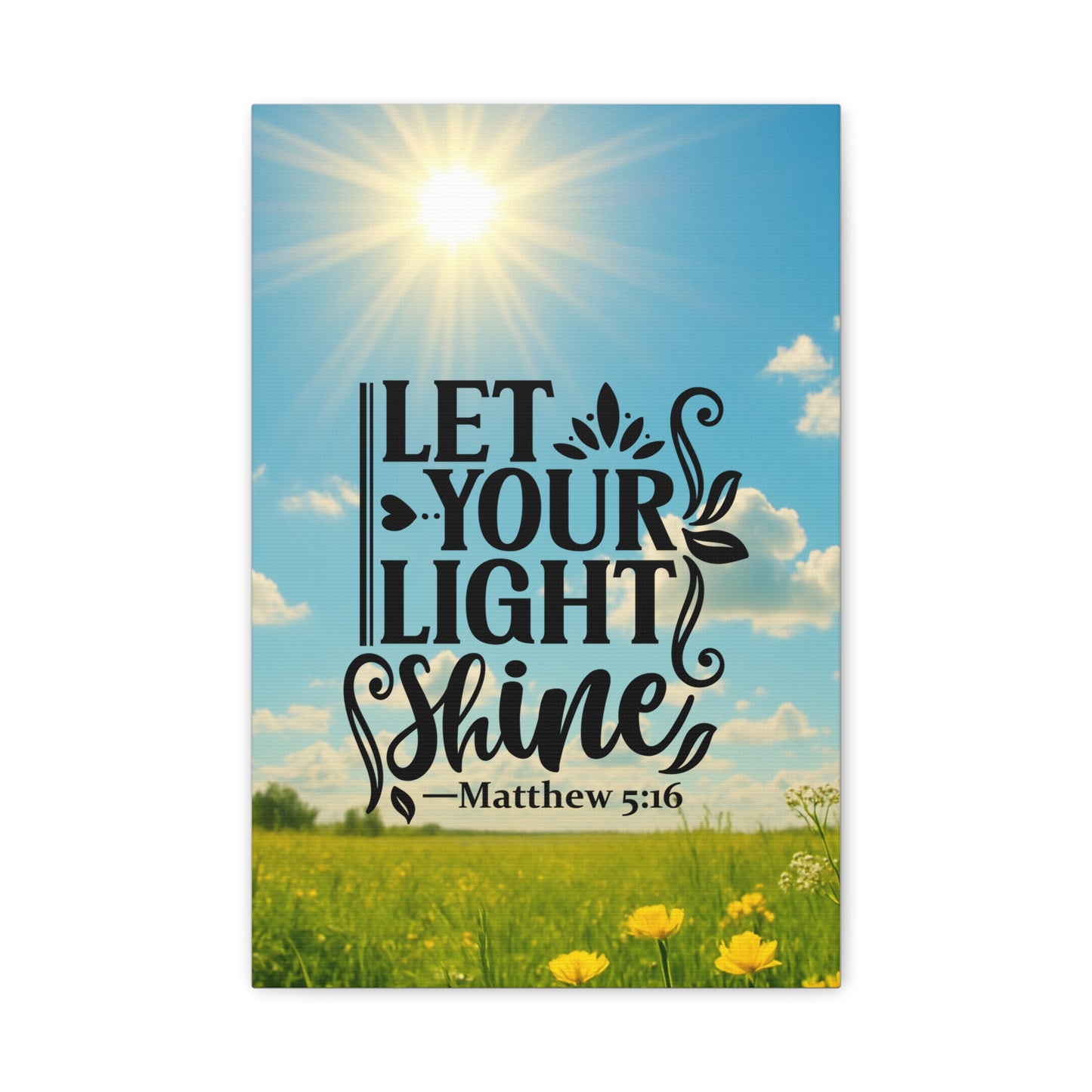 Let Your Light Shine Canvas