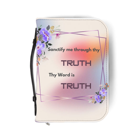 Santify me by thy Truth Bible Cover