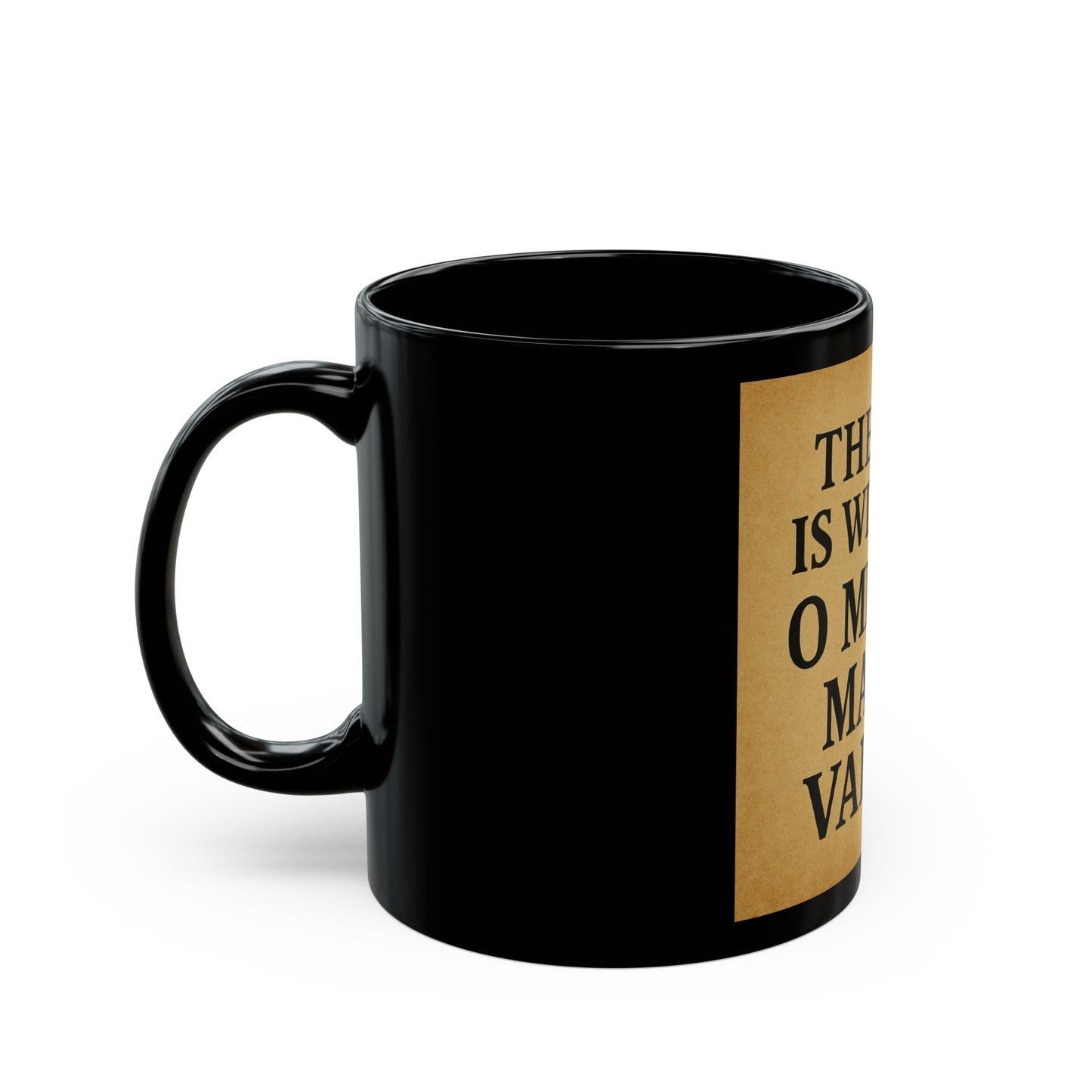 Mighty Man of Valour Black Mug