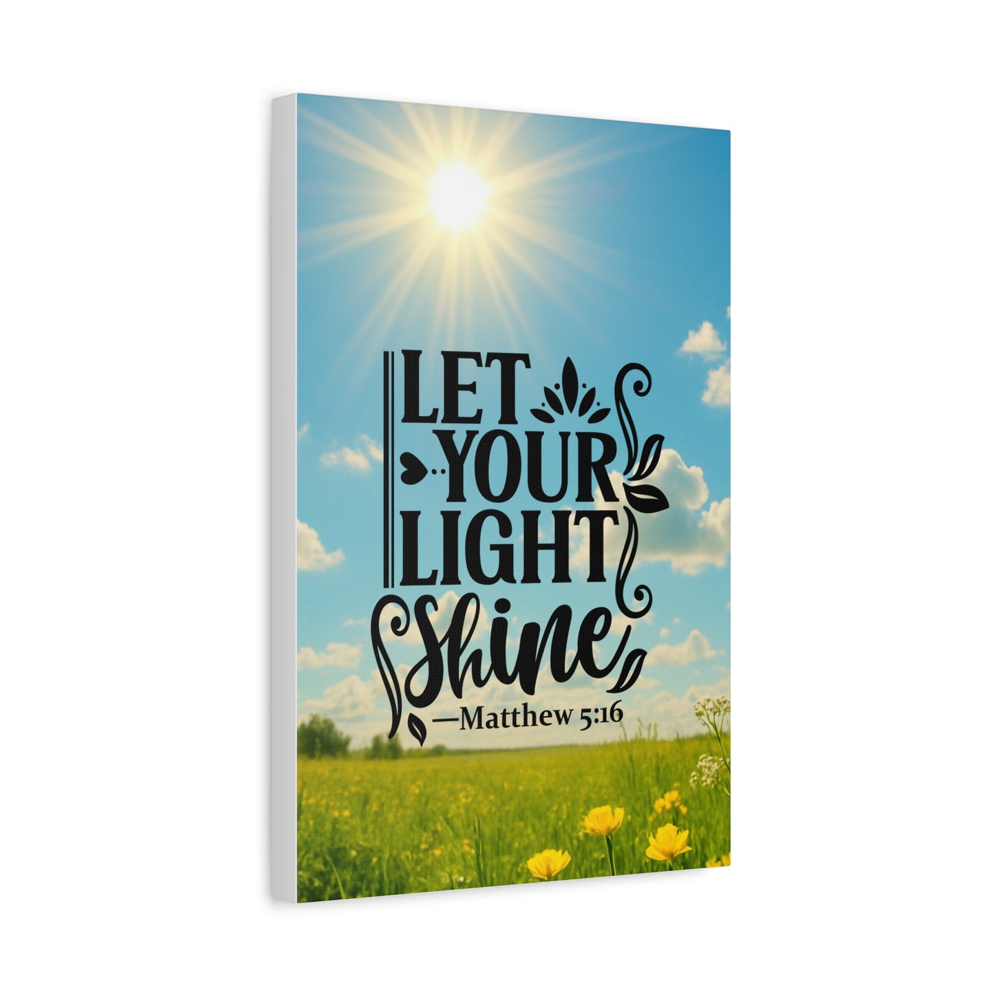 Let Your Light Shine Canvas