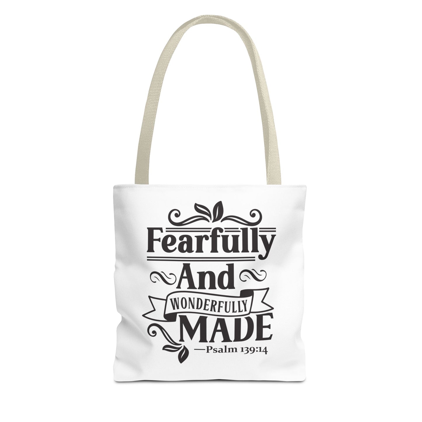 Fearfully & Wonderfully Made Tote Bag"