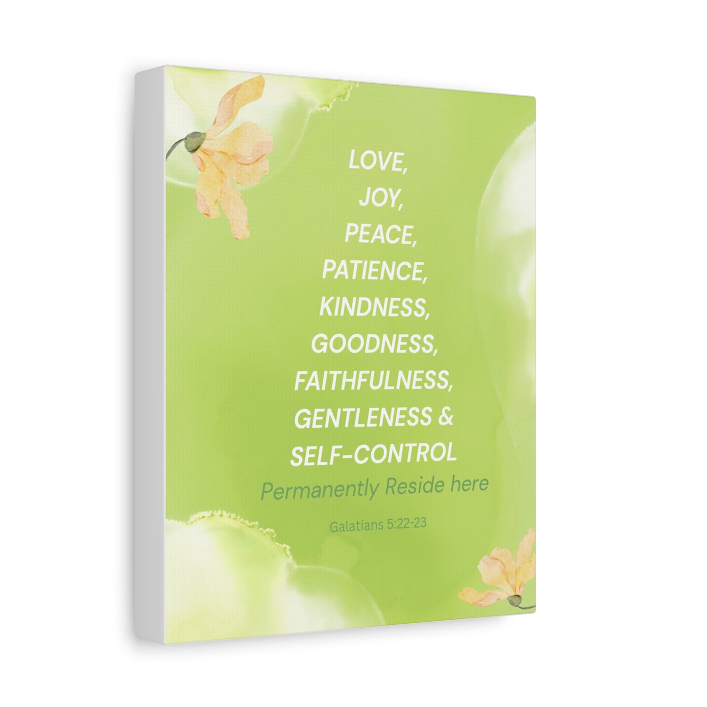 Fruit of the Spirit Reside Here Canvas