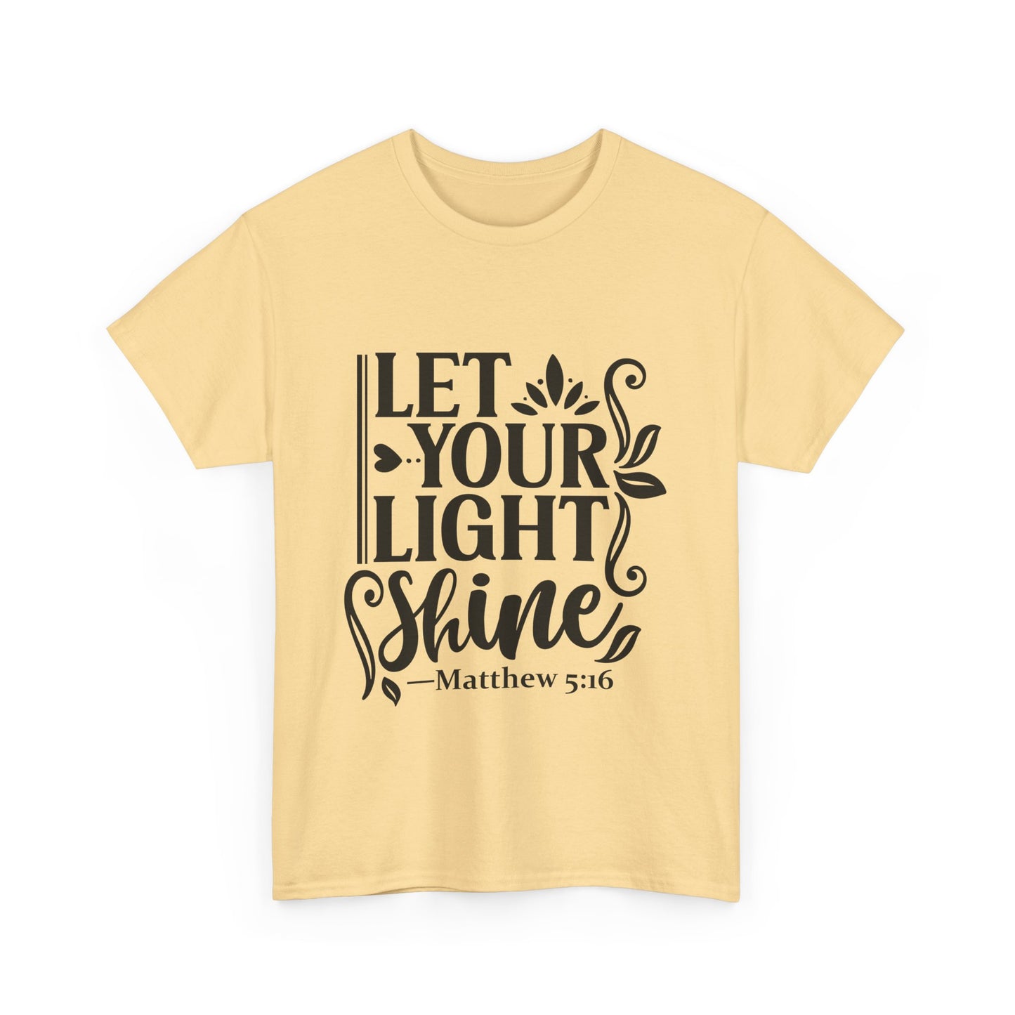 Let Your Light Shine Unisex Tshirt