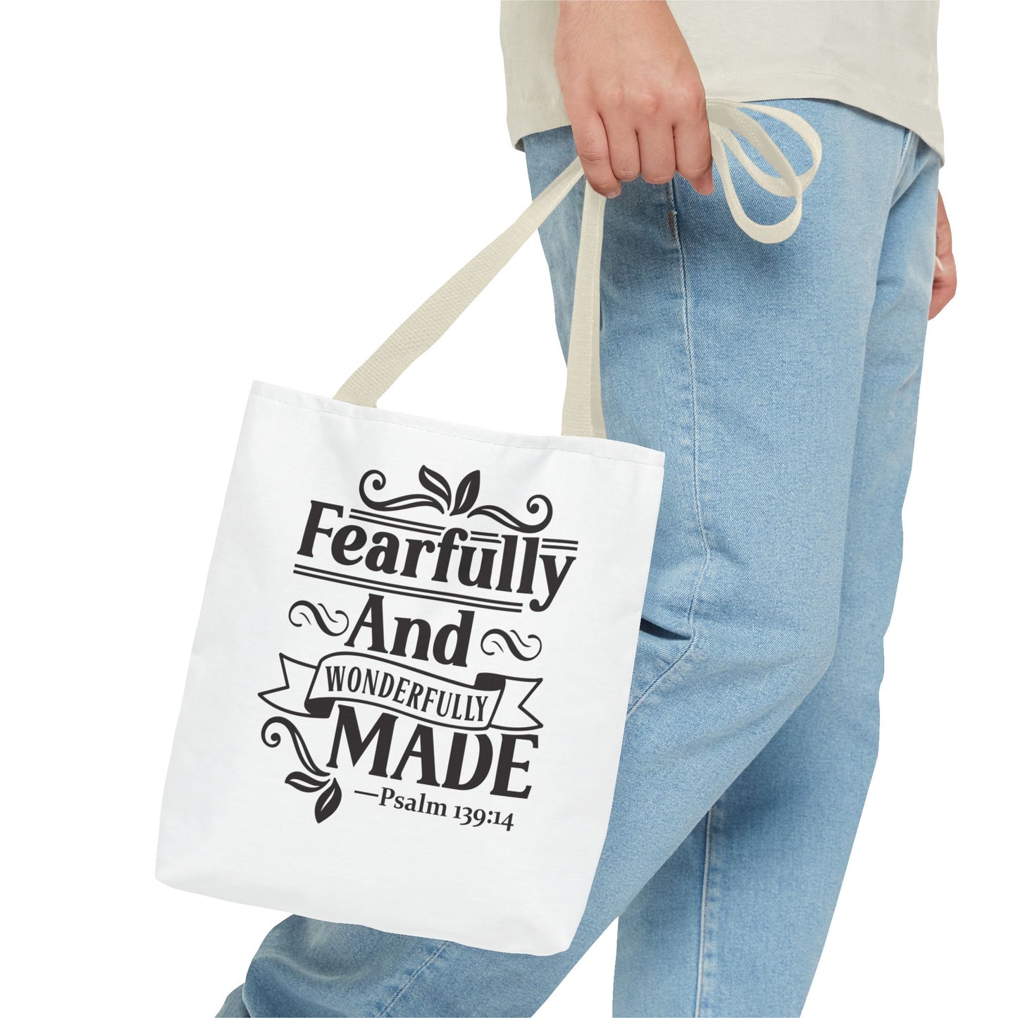 Fearfully & Wonderfully Made Tote Bag"