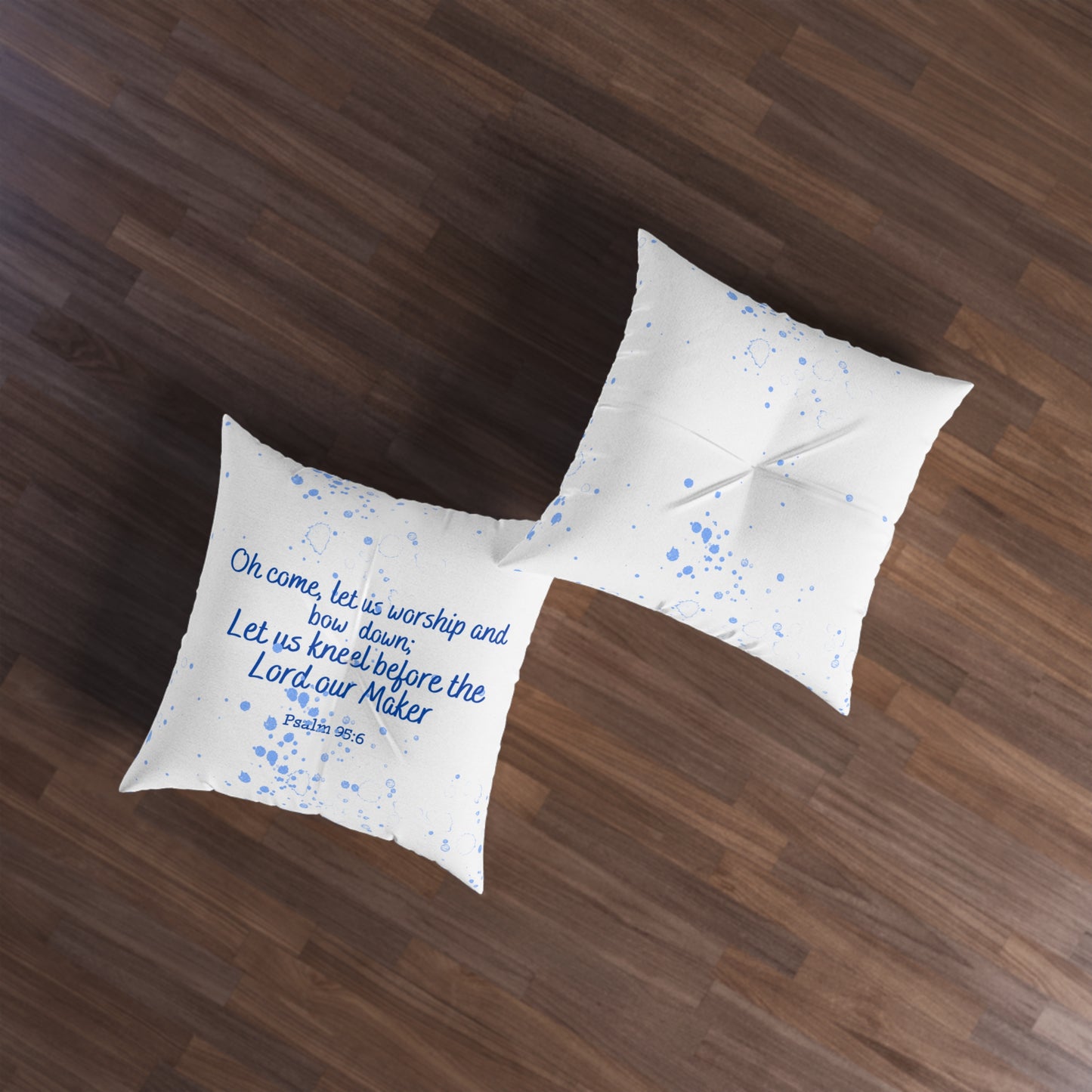 Let us kneel Prayer Pillow