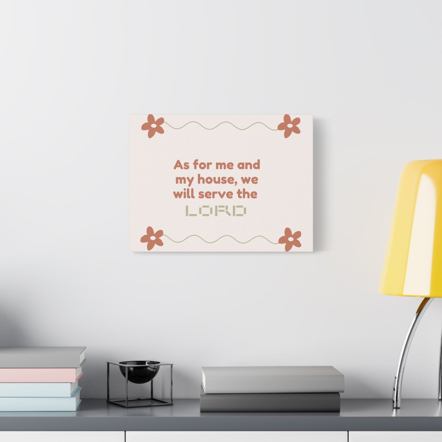 As for Me and My House Canvas