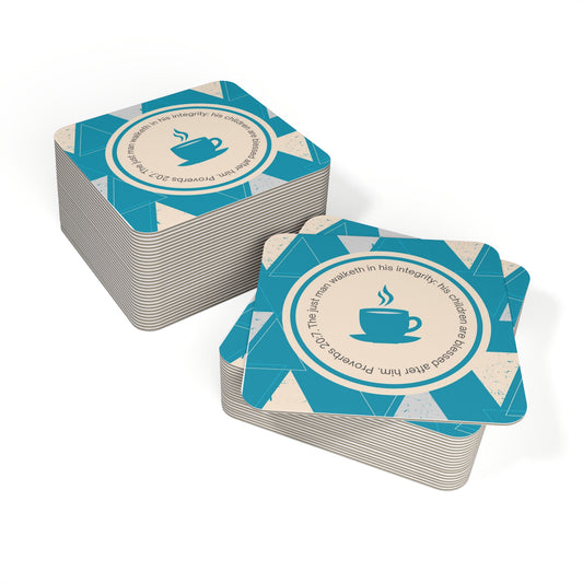 That he Just Man Coasters (50, 100 pcs)