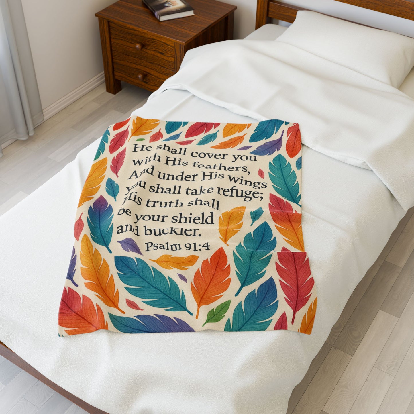 Covered Throw Blanket