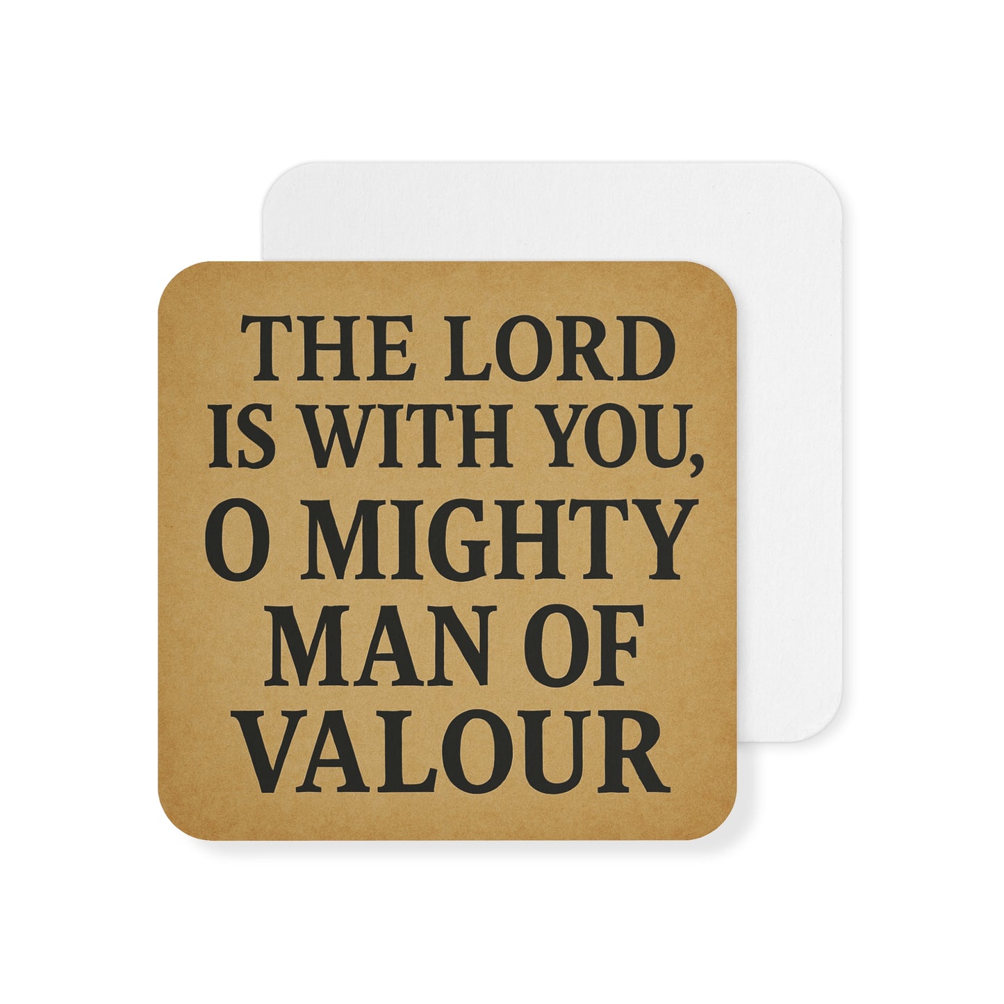 Mighty Man of Valour Coasters (50, 100 pcs)