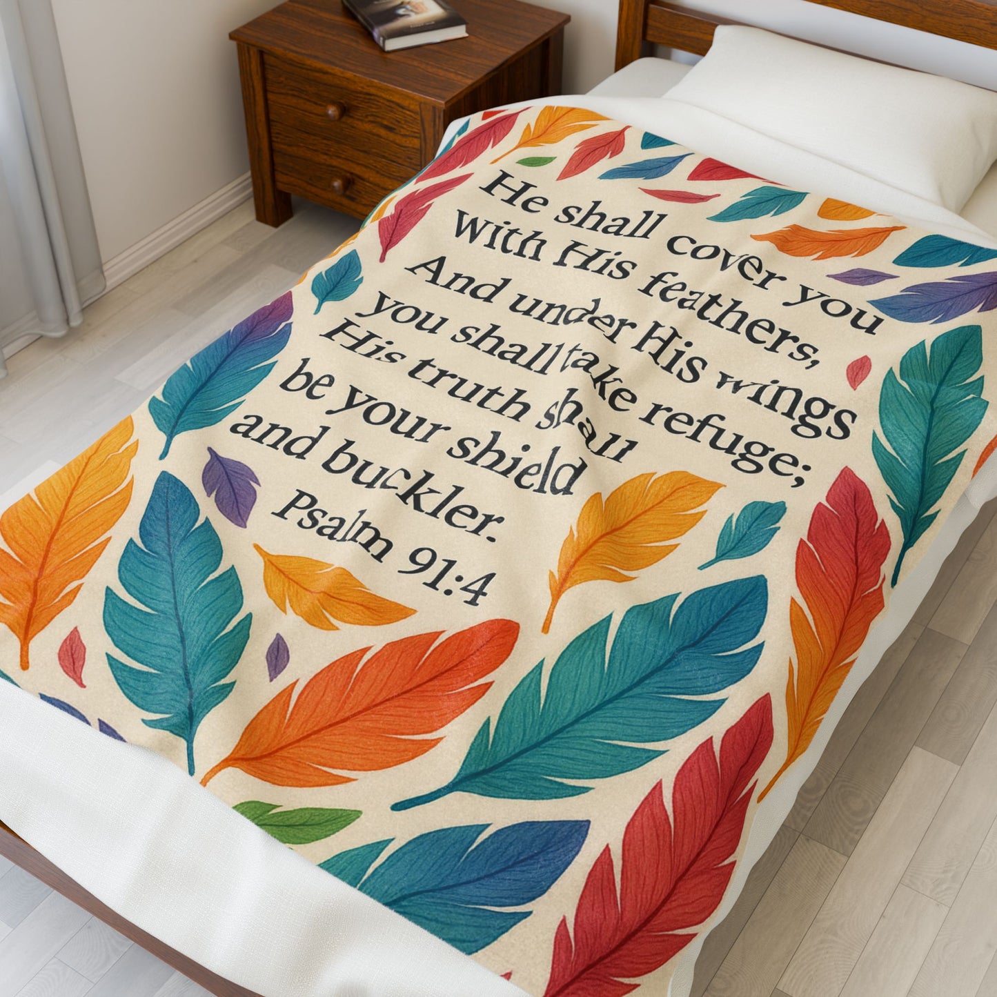 Covered Throw Blanket