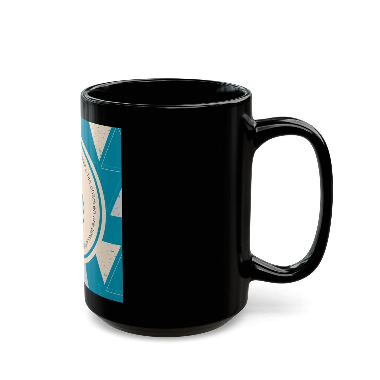 The Just Man Black Mug