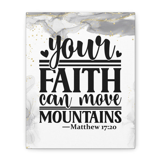 Mountain moving Faith Canvas