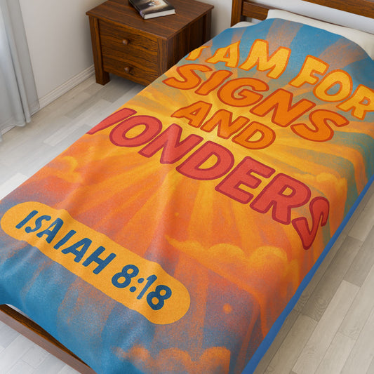 I Am For Signs & Wonders Kids Throw Blanket