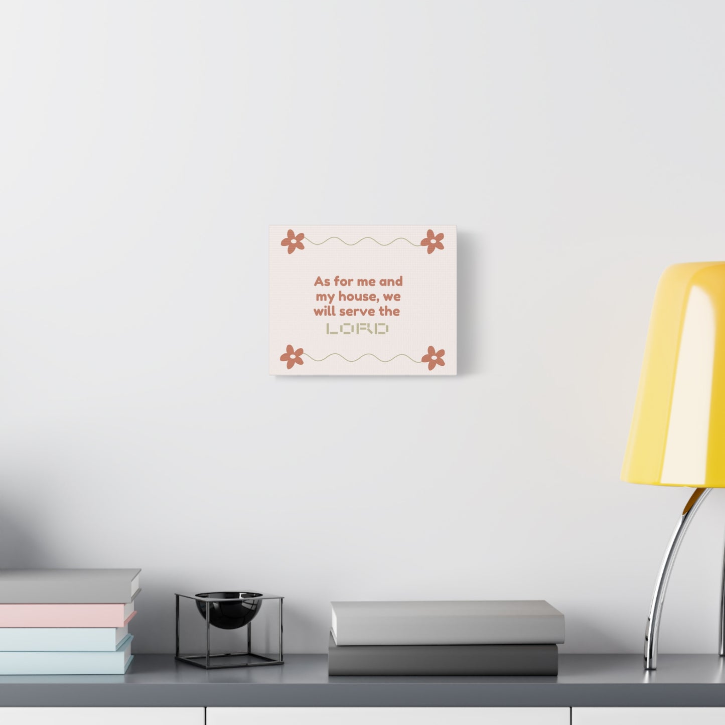 As for Me and My House Canvas