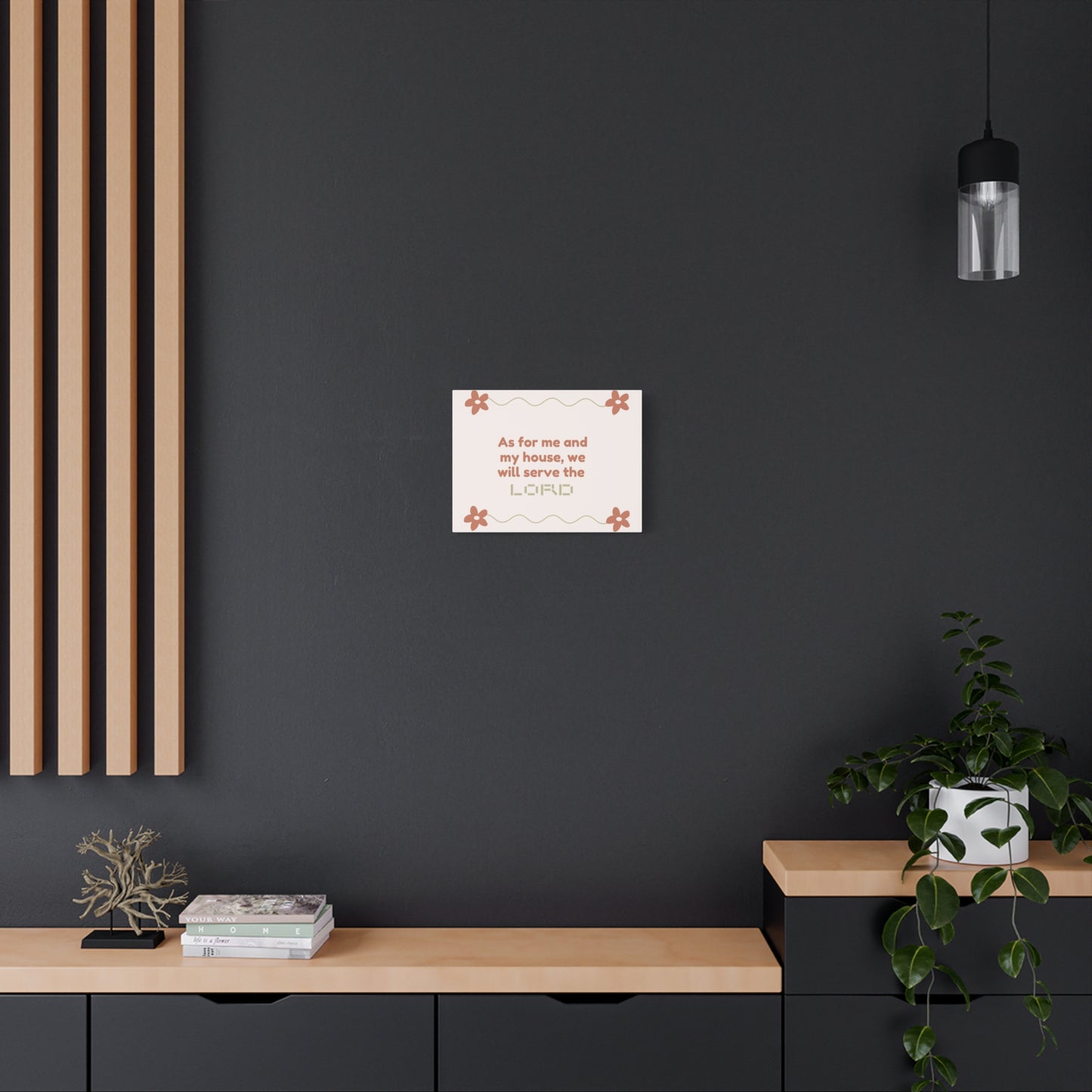 As for Me and My House Canvas