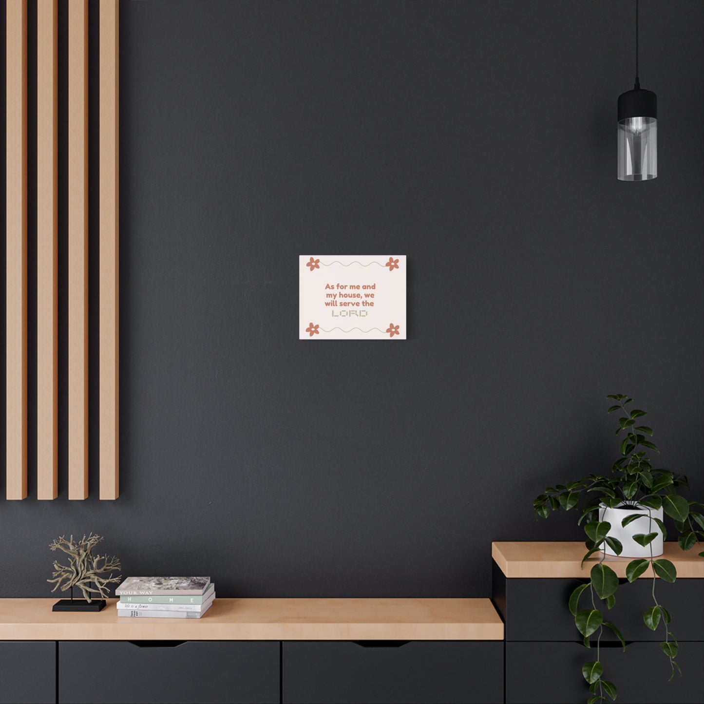 As for Me and My House Canvas