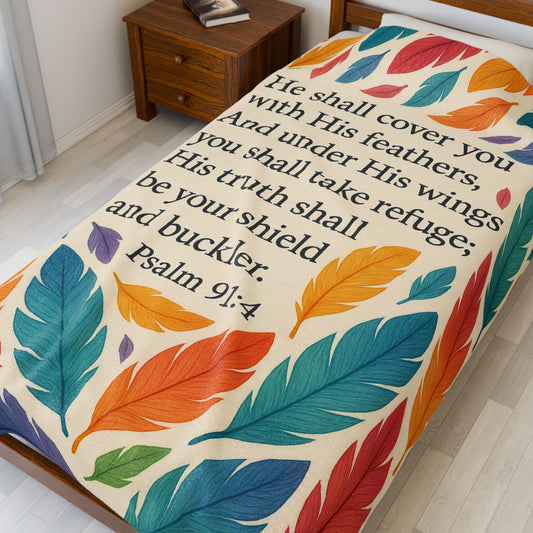 Covered Throw Blanket