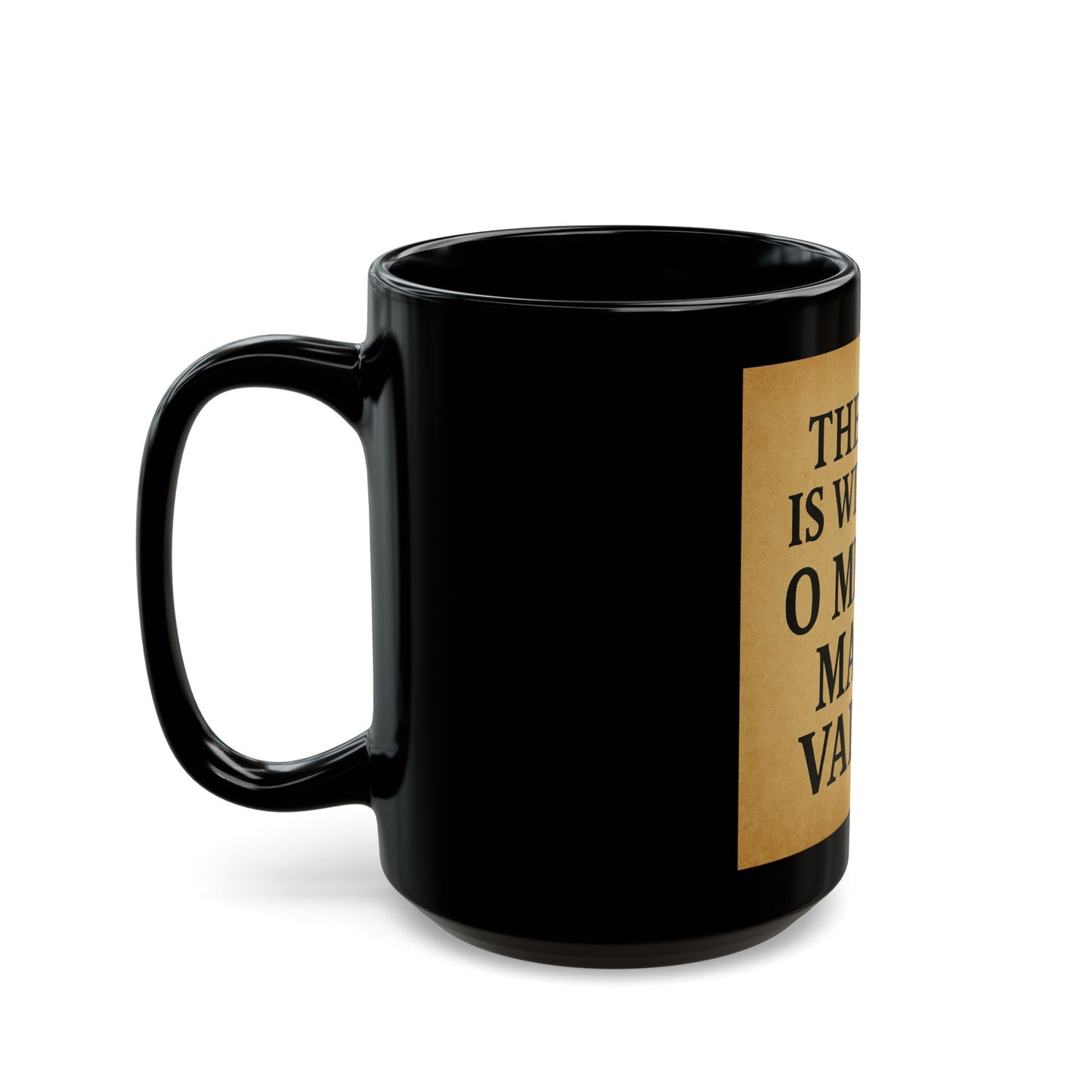 Mighty Man of Valour Black Mug