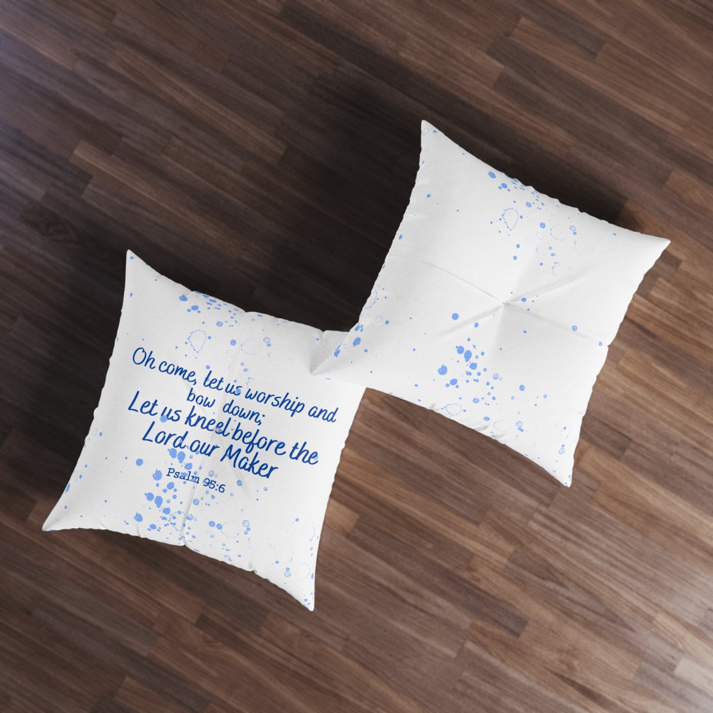 Let us kneel Prayer Pillow