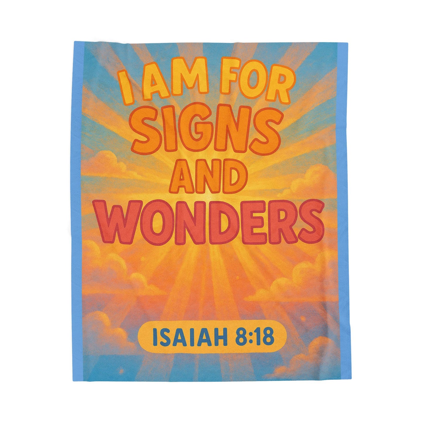 I Am For Signs & Wonders Kids Throw Blanket