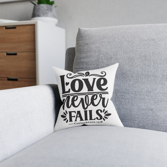 Love Never Fails Cushion