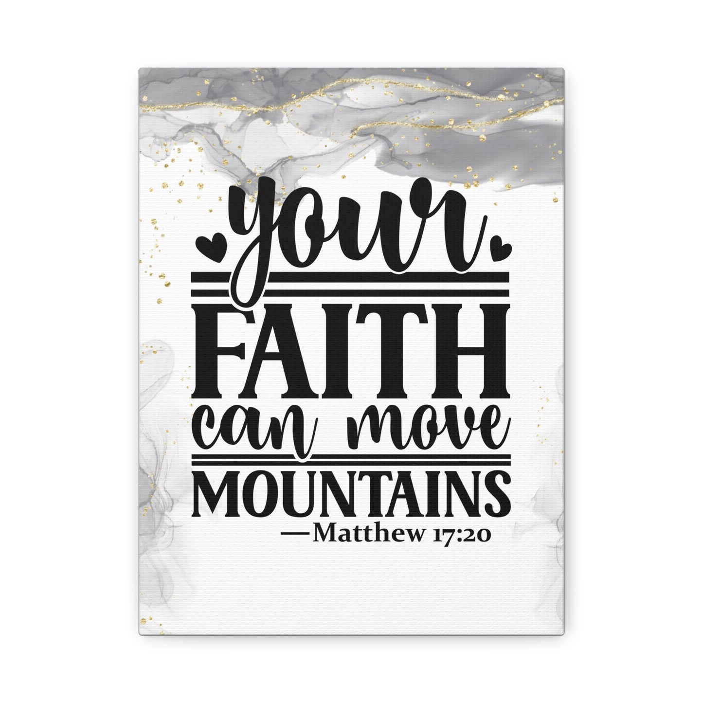 Mountain moving Faith Canvas