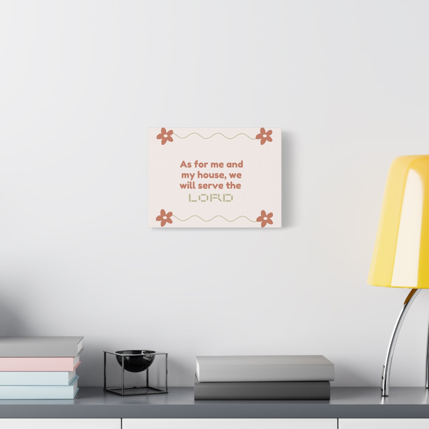 As for Me and My House Canvas