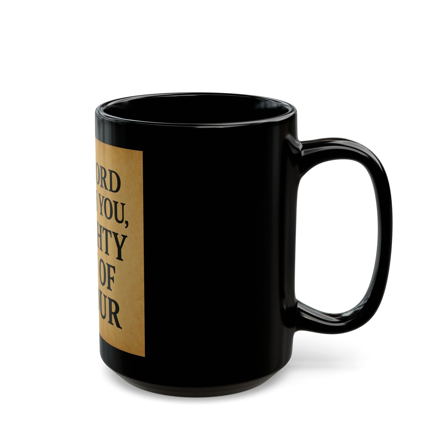 Mighty Man of Valour Black Mug