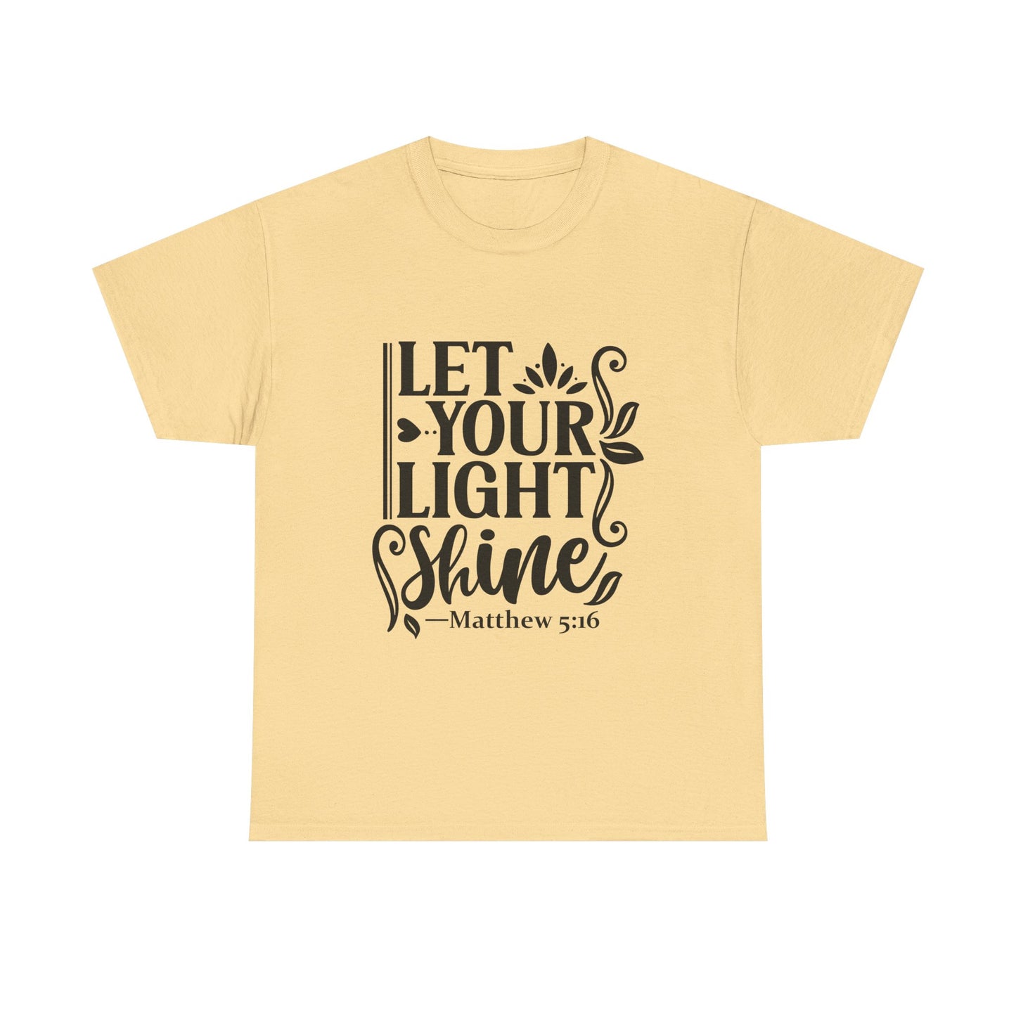 Let Your Light Shine Unisex Tshirt