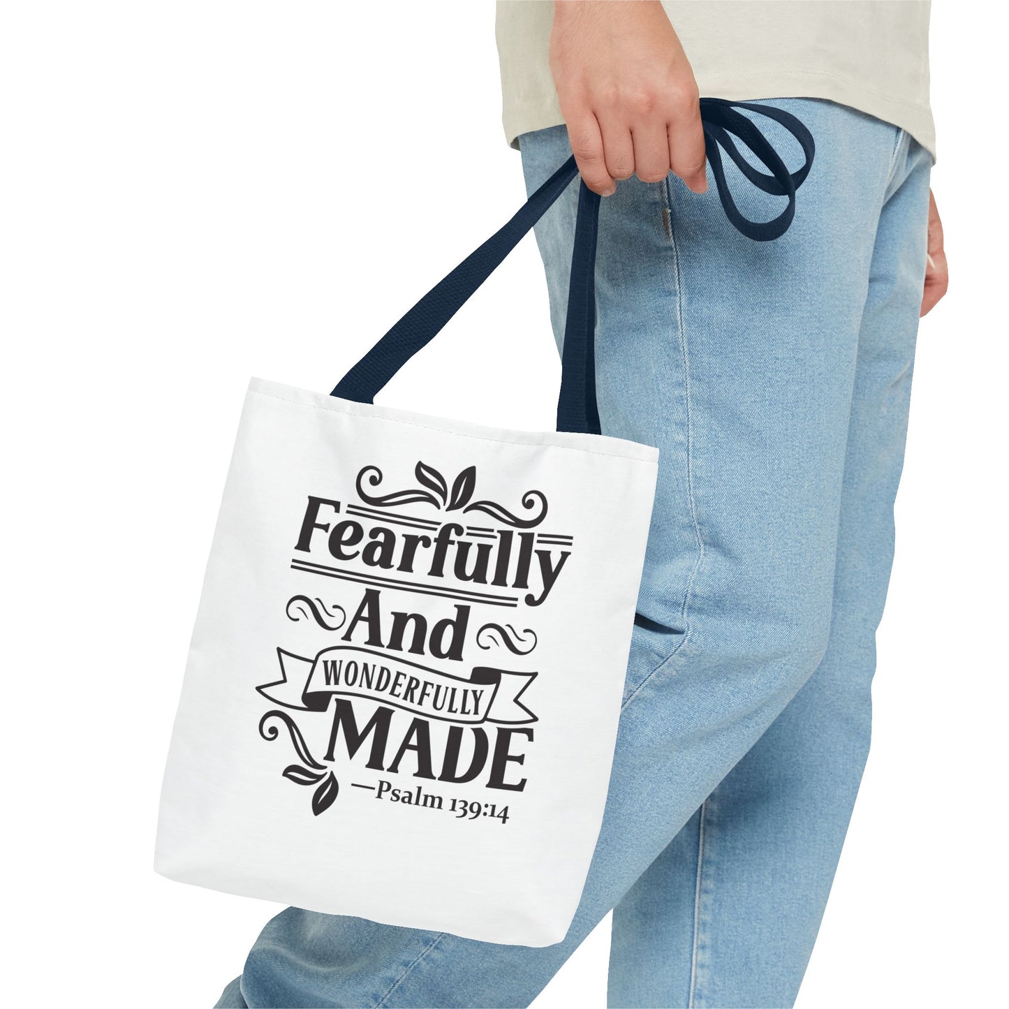 Fearfully & Wonderfully Made Tote Bag"