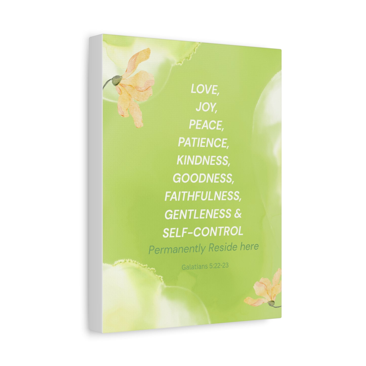 Fruit of the Spirit Reside Here Canvas