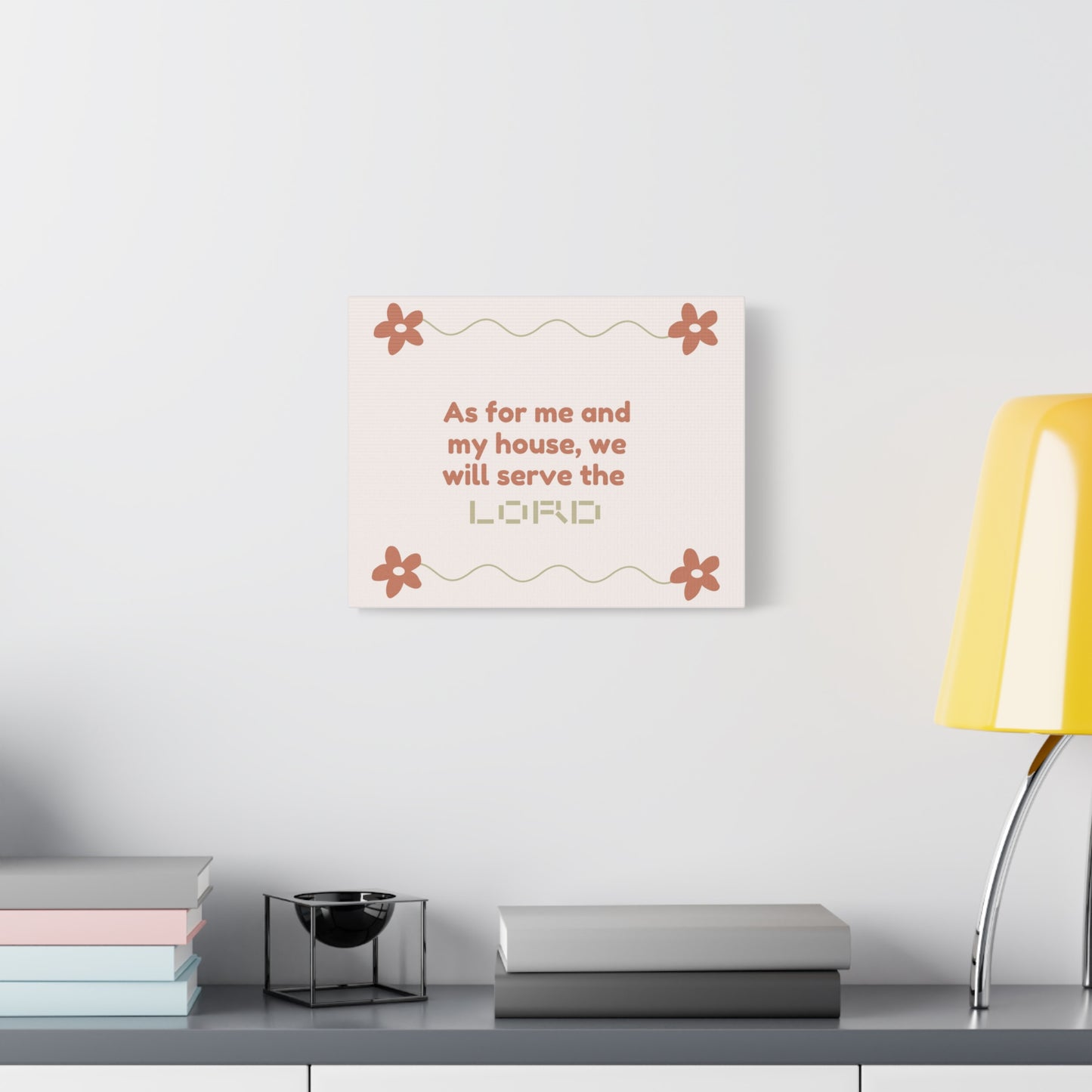 As for Me and My House Canvas