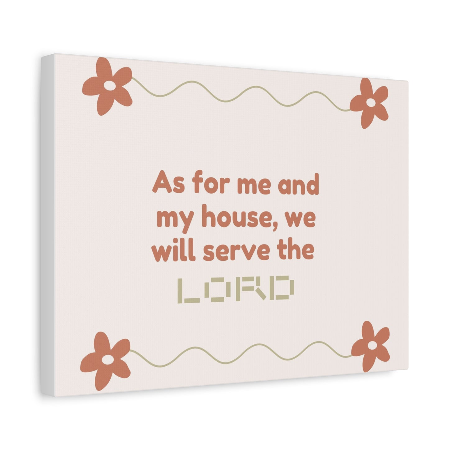 As for Me and My House Canvas