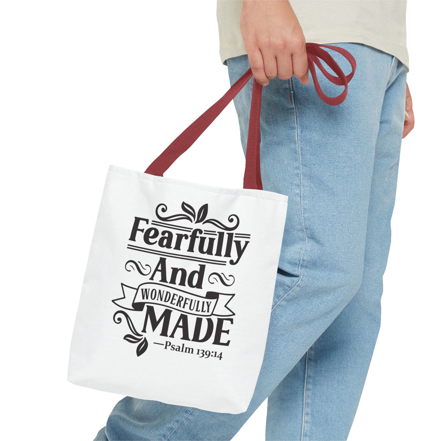 Fearfully & Wonderfully Made Tote Bag"