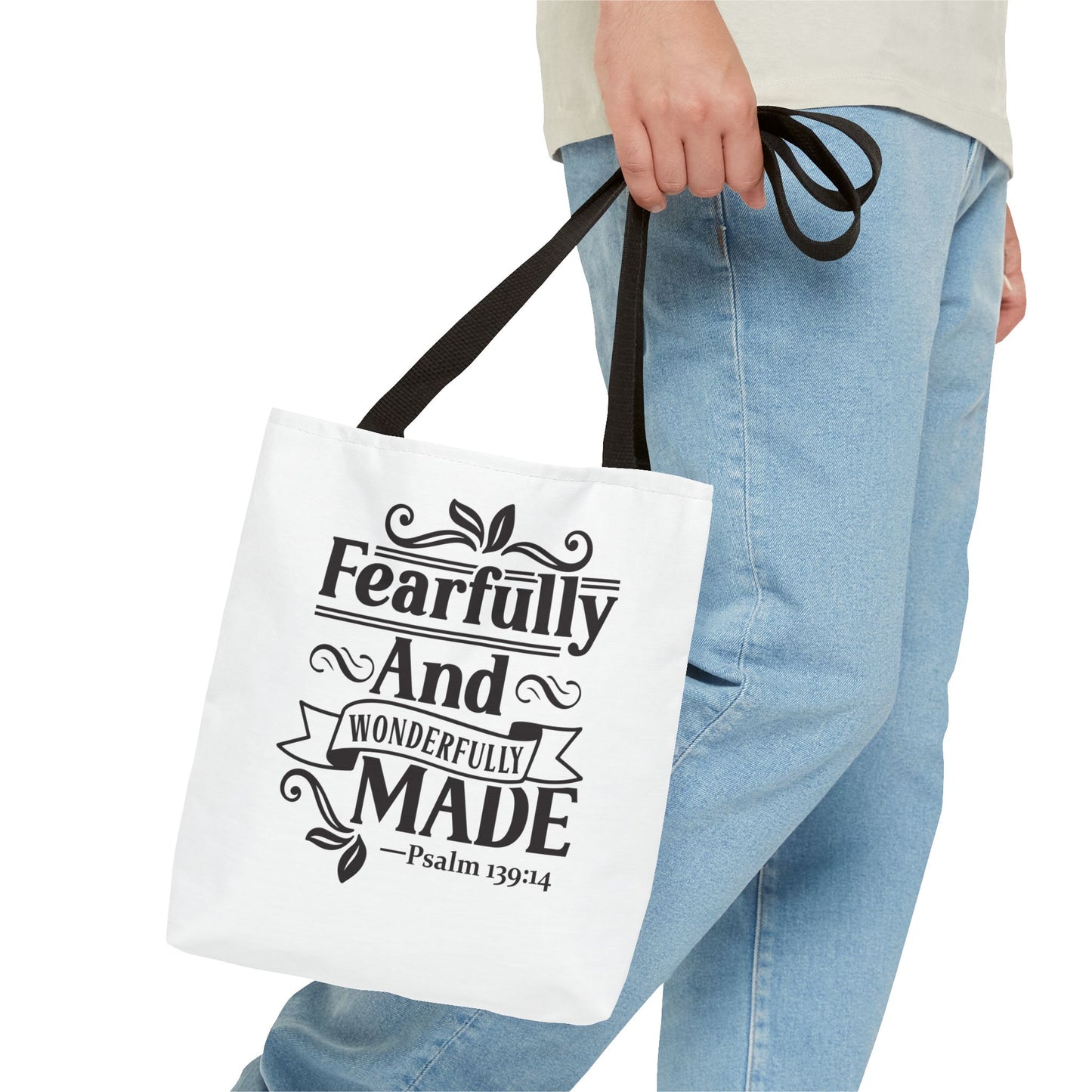 Fearfully & Wonderfully Made Tote Bag"