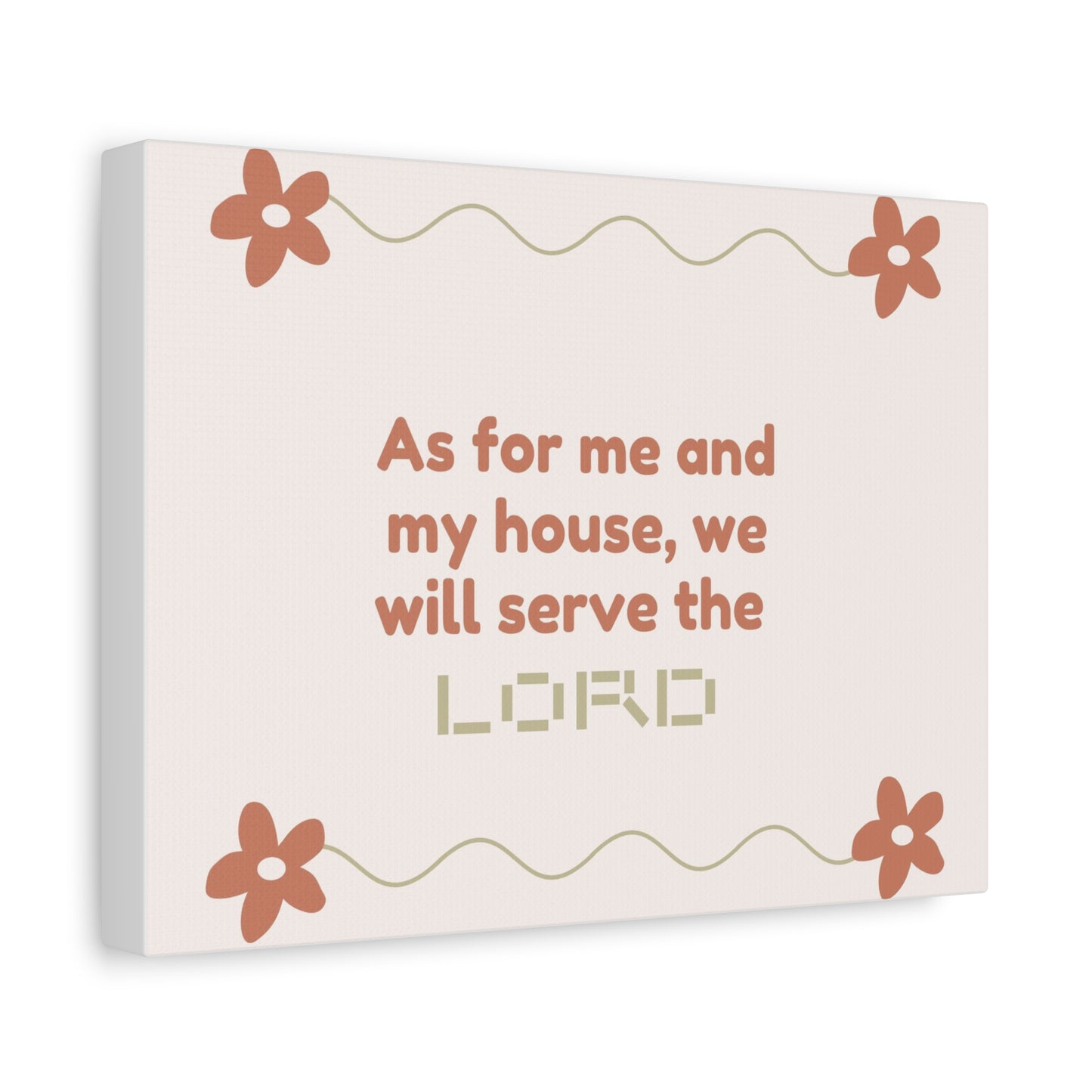 As for Me and My House Canvas