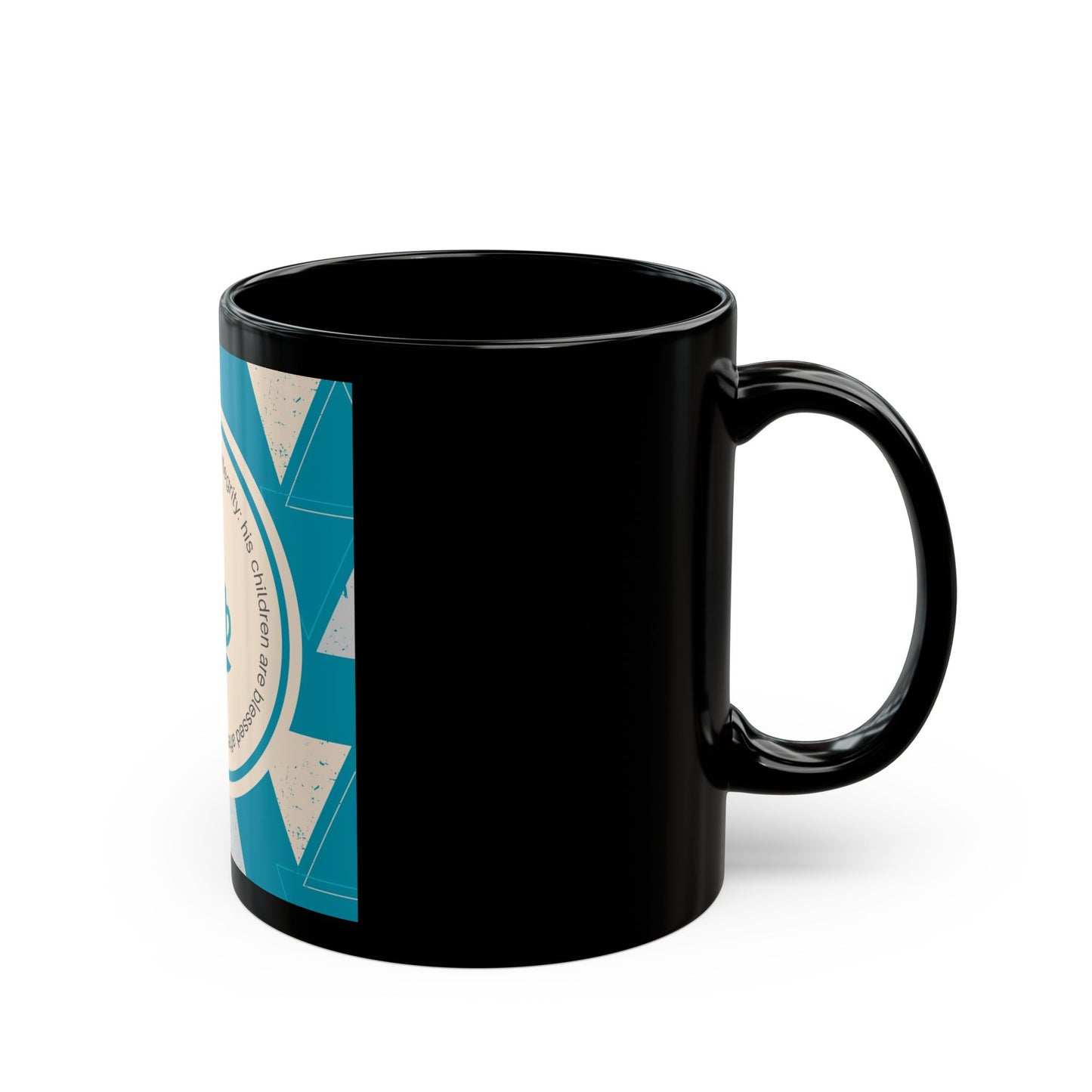 The Just Man Black Mug