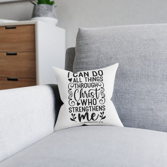 I Can Do All Things Cushion