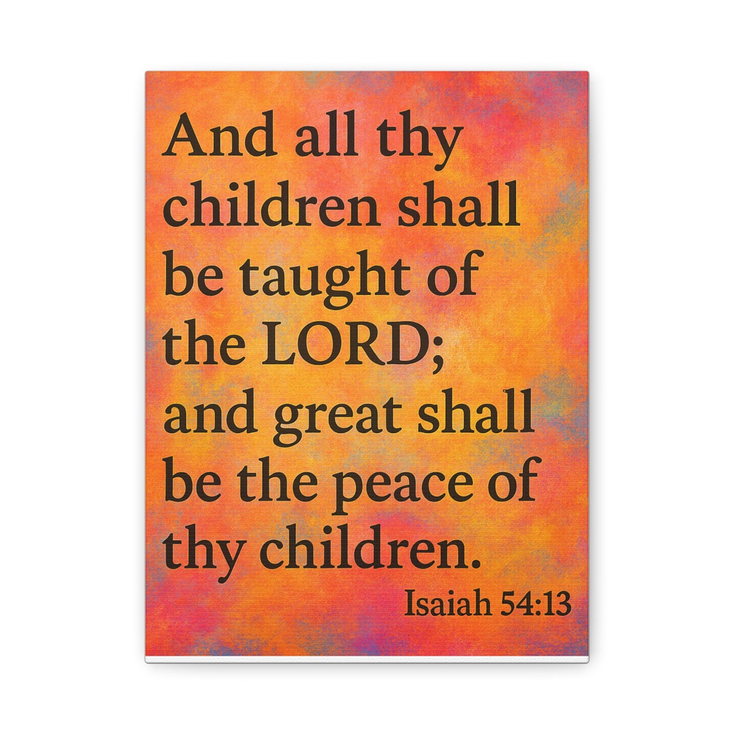 Thy Children Canvas