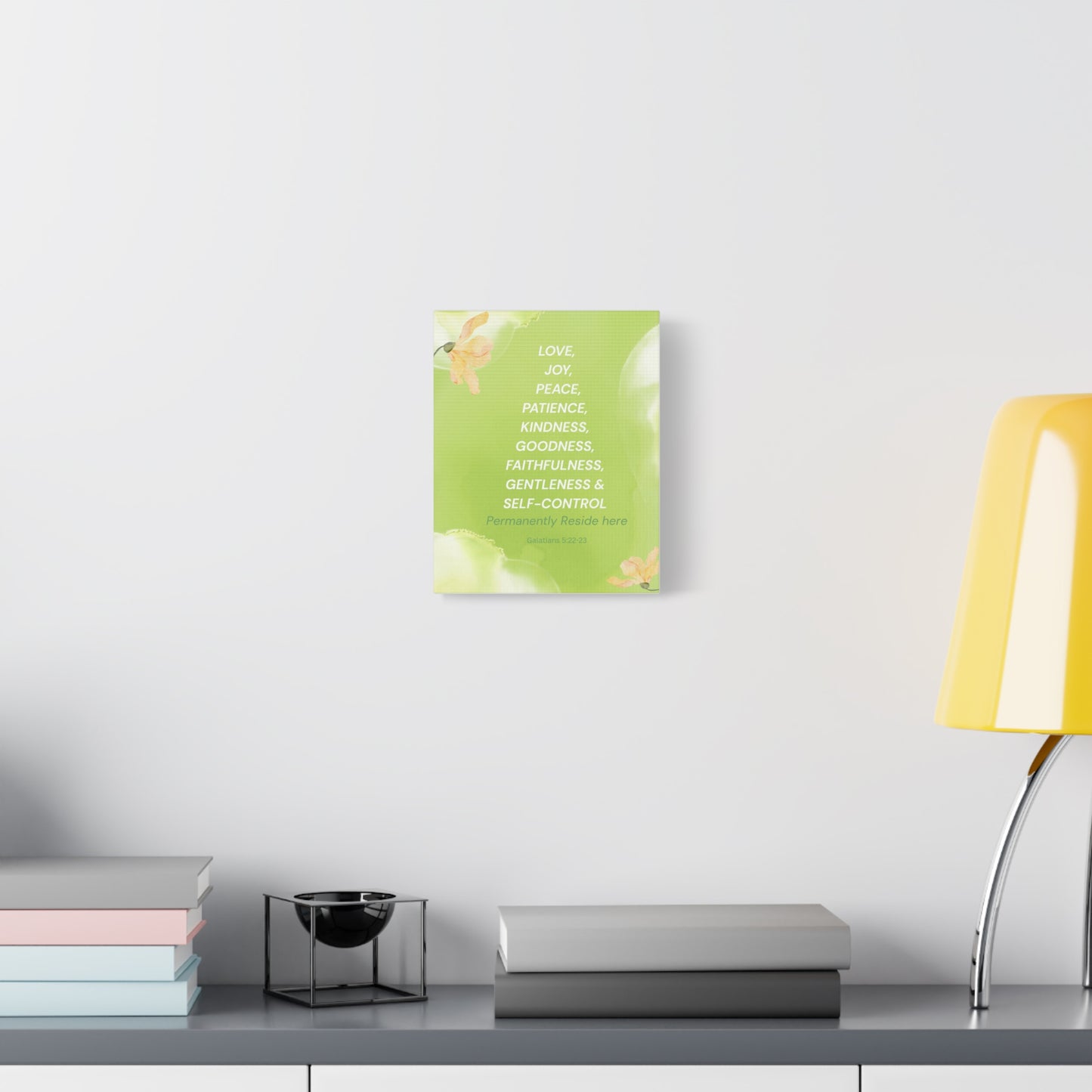 Fruit of the Spirit Reside Here Canvas