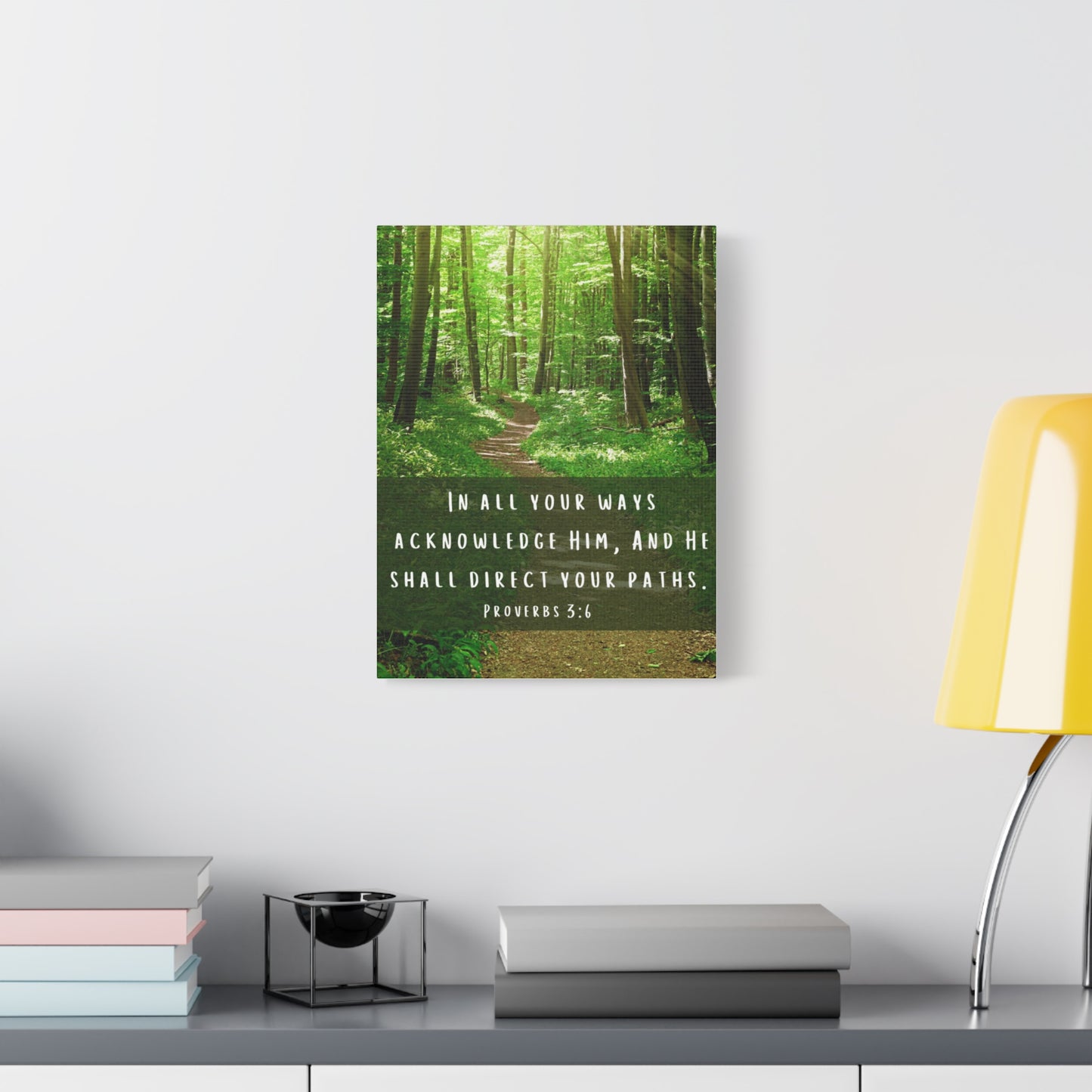 He shall direct your paths Canvas