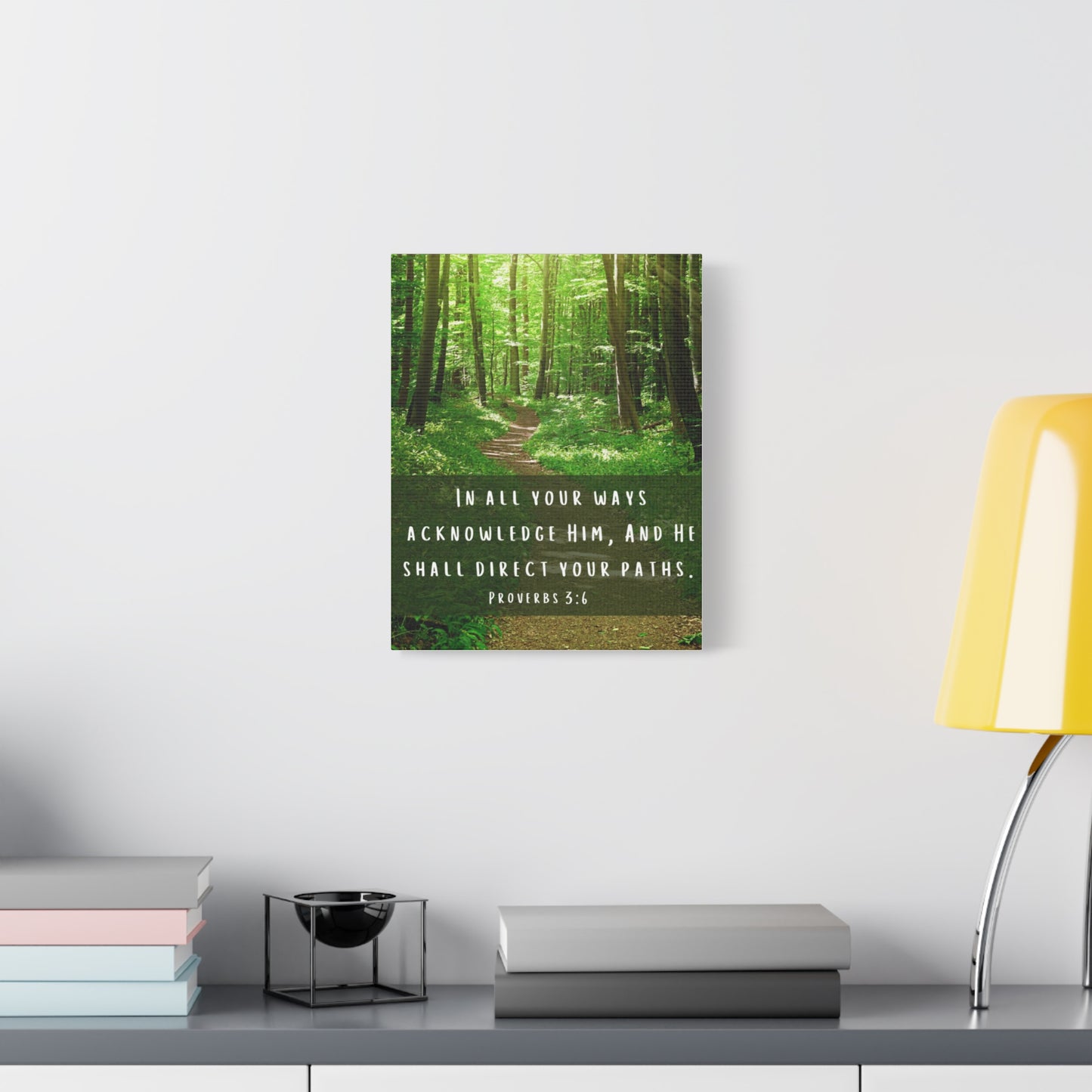 He shall direct your paths Canvas