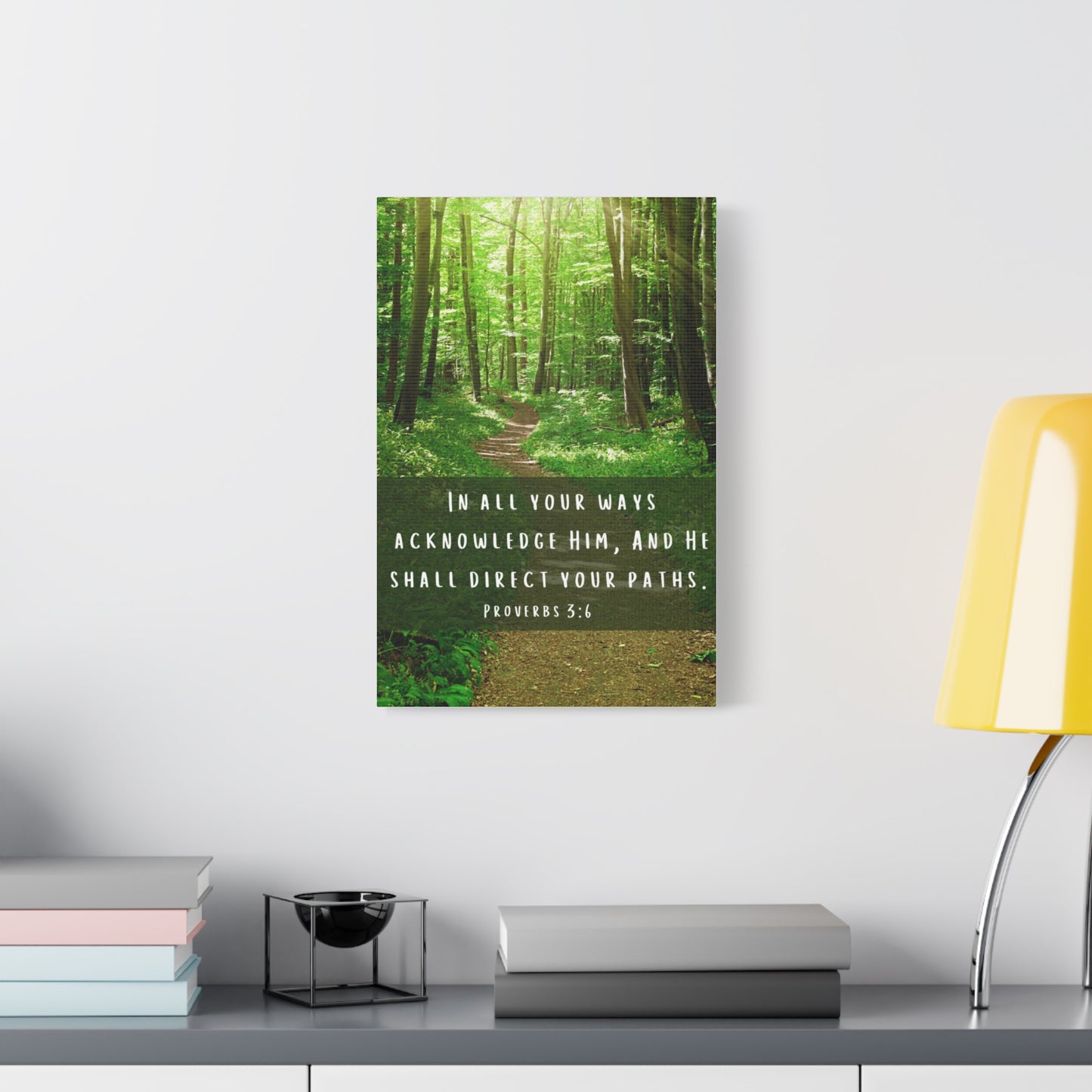 He shall direct your paths Canvas